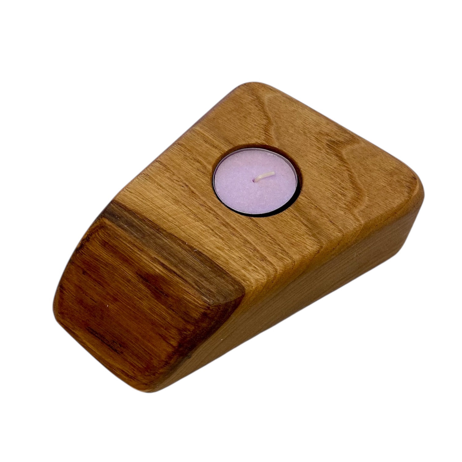 Portacandele artigianale con 1 candela