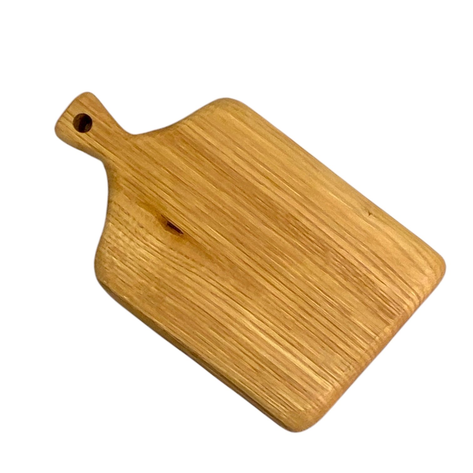 rectangular cutting board in antique chestnut wood with handle