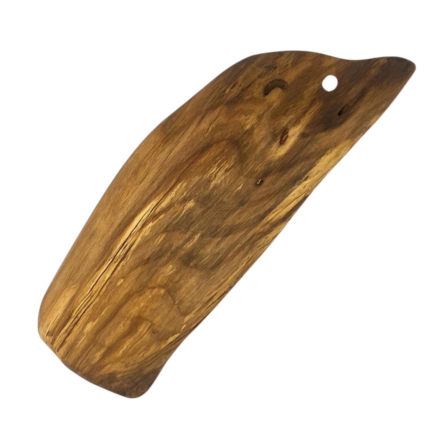 Tagliere irregolare in legno di quercia antica artigianale