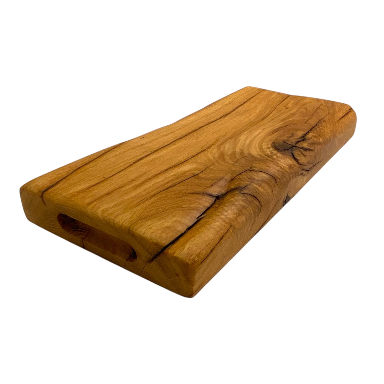 Tagliere artigianale in legno con maniglie laterali