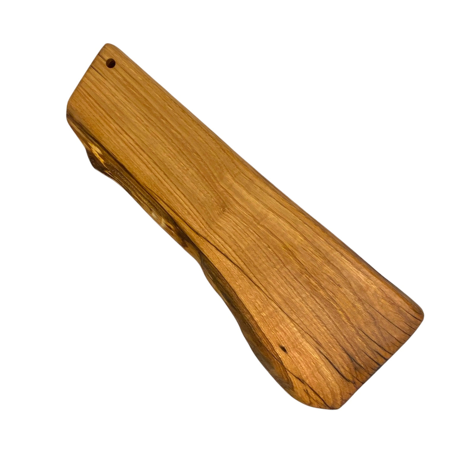 Tagliere irregolare in legno di castagno antico artigianale