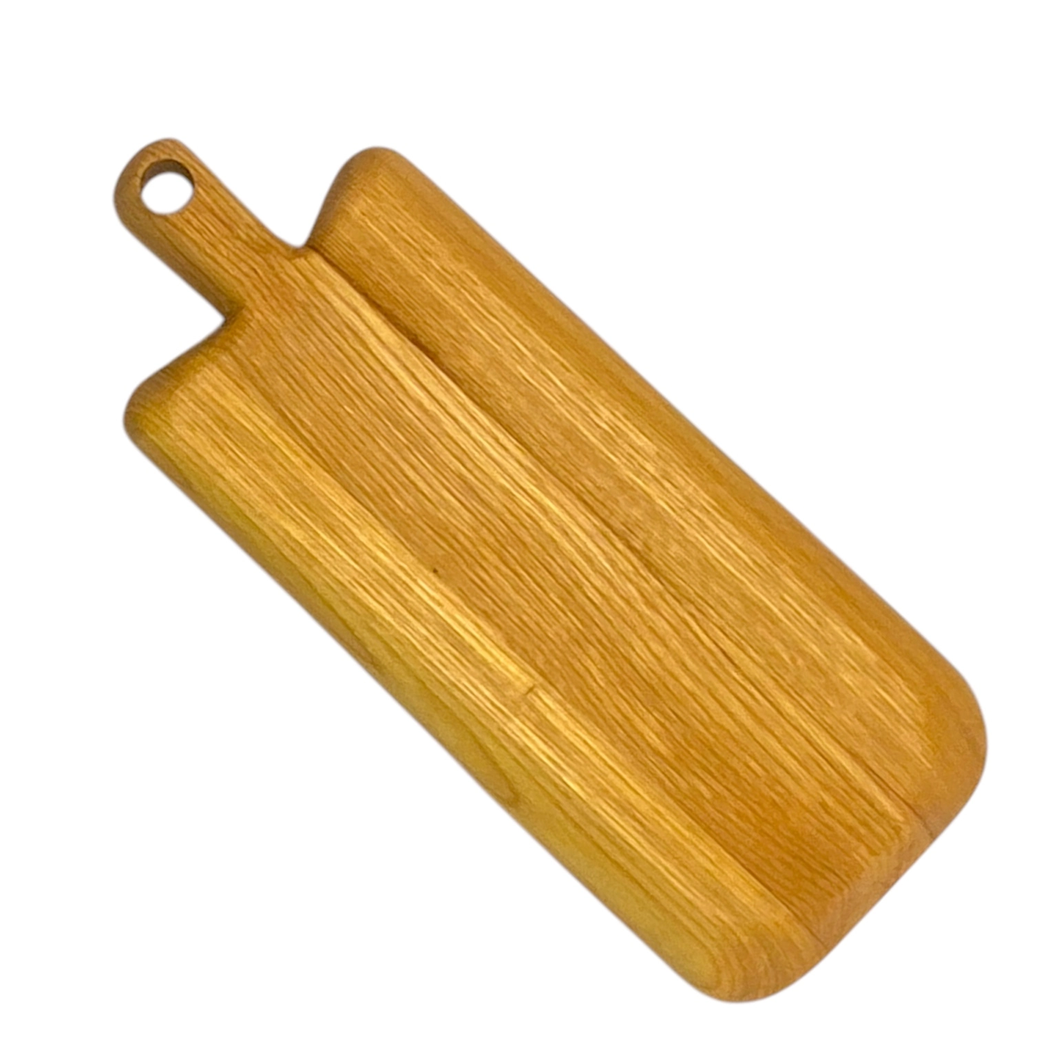 rectangular cutting board in antique chestnut wood with handle
