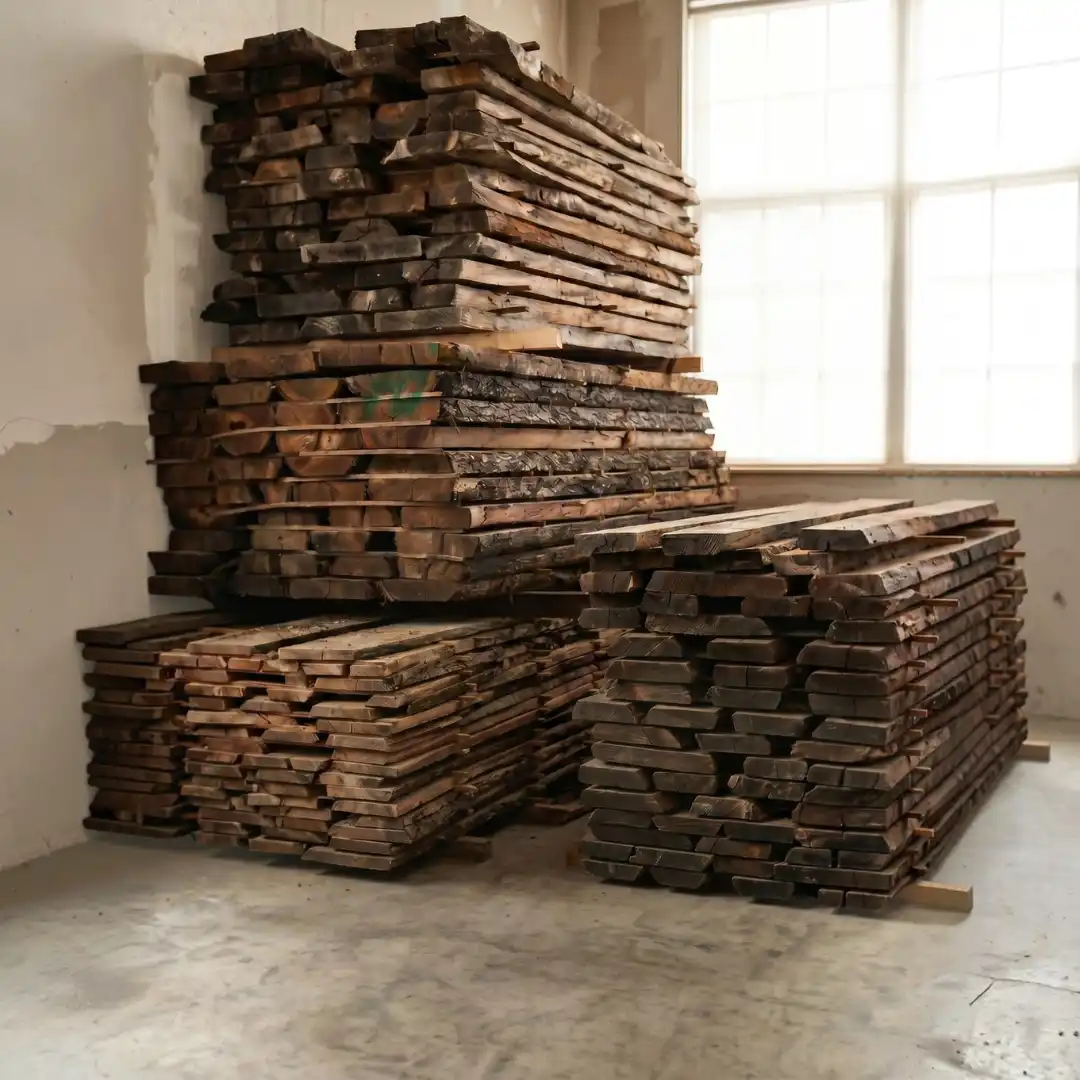 Tavole di legno massello selezionate per la lavorazione artigianale